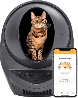 שרותים חכמים לחתולים Litter-Robot 3 Connect עם חיבור ווי פיי